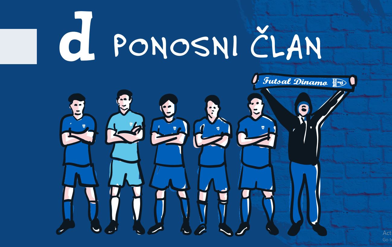 futsal dinamo majica ponosni član