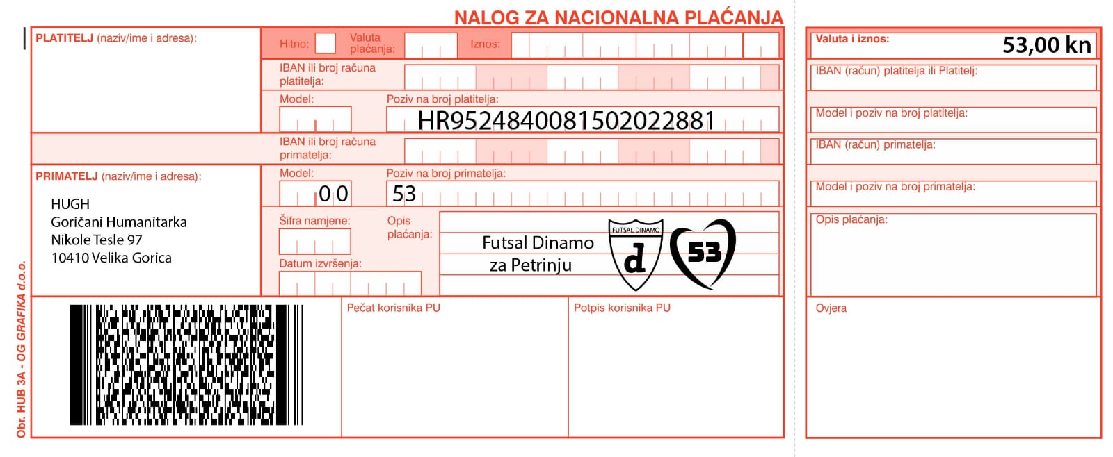 Dinamo za 53nju