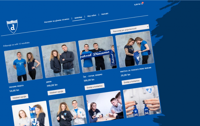 Dinamov webshop