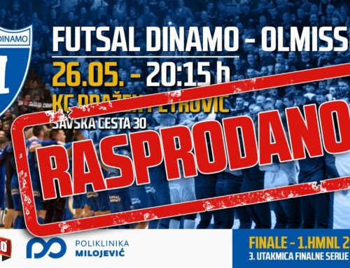 Rasprodana treća utakmica finala 1.HMNL (petak, 26. svibnja, Draženov dom, 20:15)