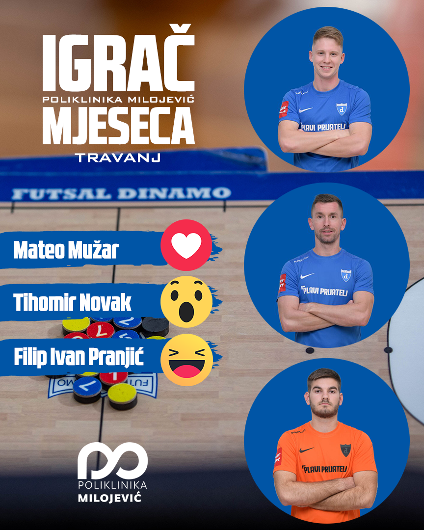 Poliklinika Milojević igrač mjeseca – travanj
