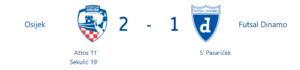 Osijek - Futsal Dinamo